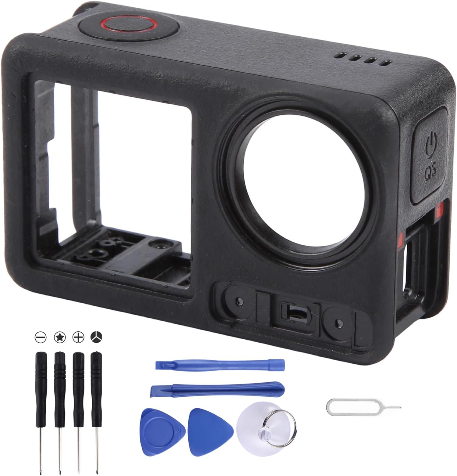 DJI Camera オリジナルフルハウジングカバー、修理ツール付きオリジナル交換用修理アセンブリ (DJIOsmo Action 5 Pro用)