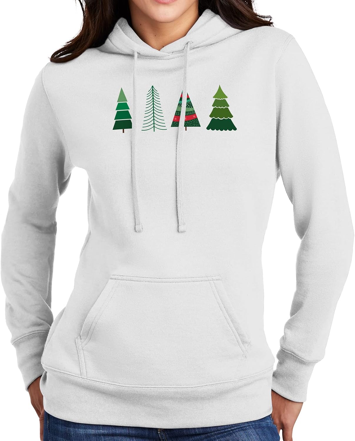 GotPrint Christmas Hoodies for Women, Men, Holiday Sweater, Cozy Warm Pullover Graphic Couples Gifts Ugly Christmas Sweaters