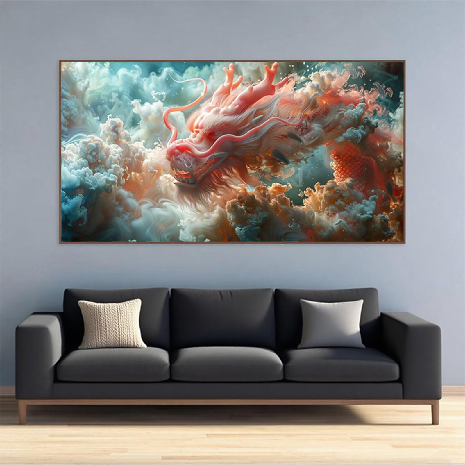 Diamentowe artystyczne chmury, zestawy do malowania diamentami dla dorosłych, 5D Dimond Art Dragon Gem Arts and Crafts Paintings, DIY, kryształ górski, haft krzyżykowy, malowanie po numerach