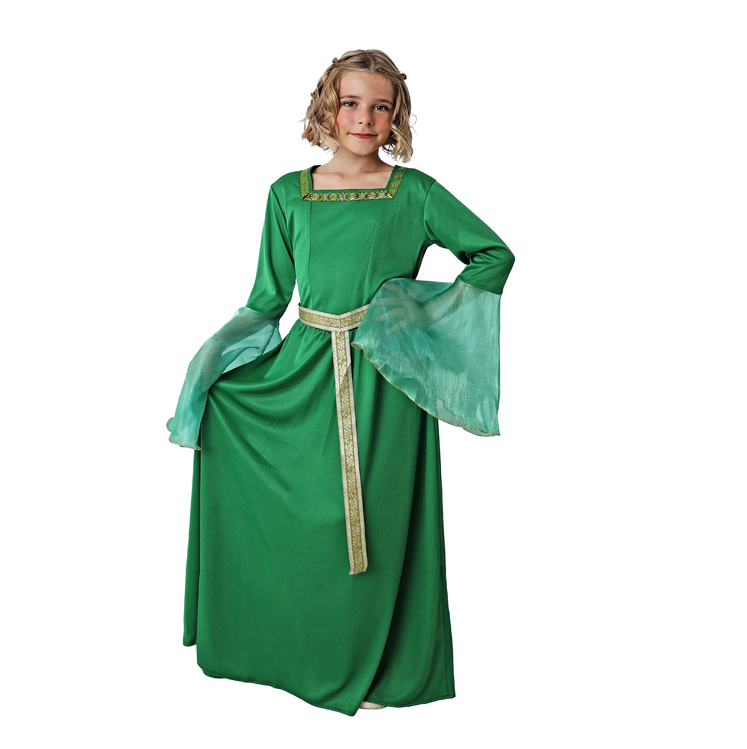 Juguetutto - Disfraz Princesa Medieval Verde para niña