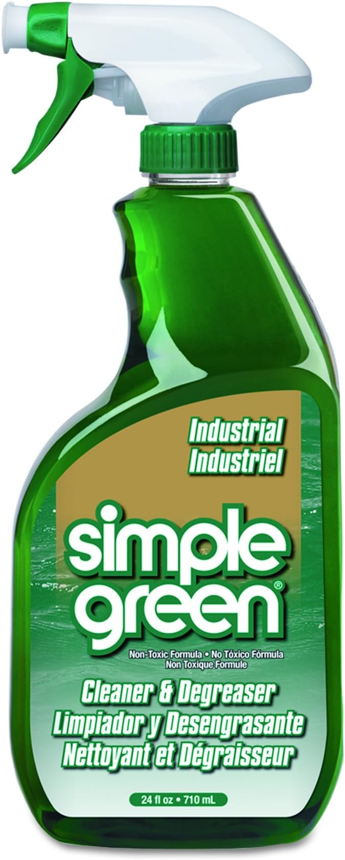 Simple Green Industrial Cleaner And Degreaser, Concentrated, 24 Oz Spray Bottle, 12/carton
