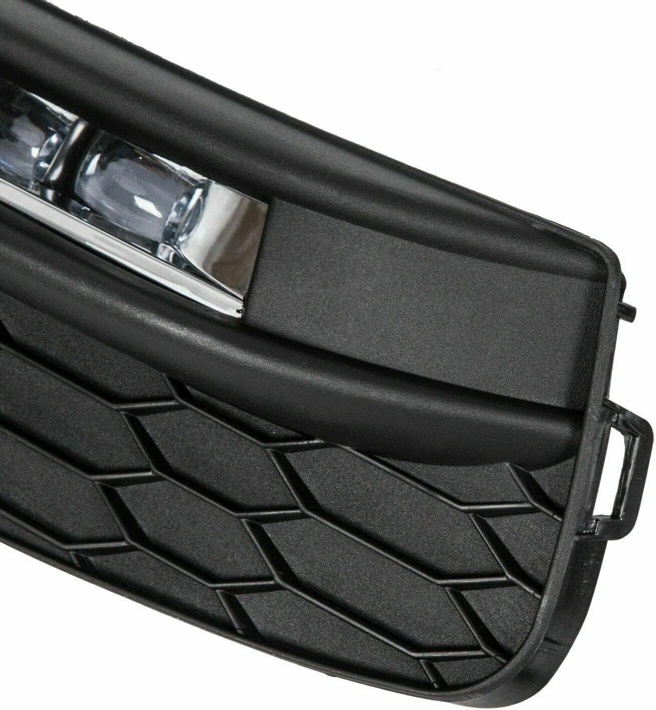 YLT AUTO Front Bumper Running Fog Light A Pair of Replacement Assembly Dual Color DRL Dynamic Turn Signal Light Clear Mirror with Led Bulb and Harness Kit For 2016 2017 Honda Accord Sedan