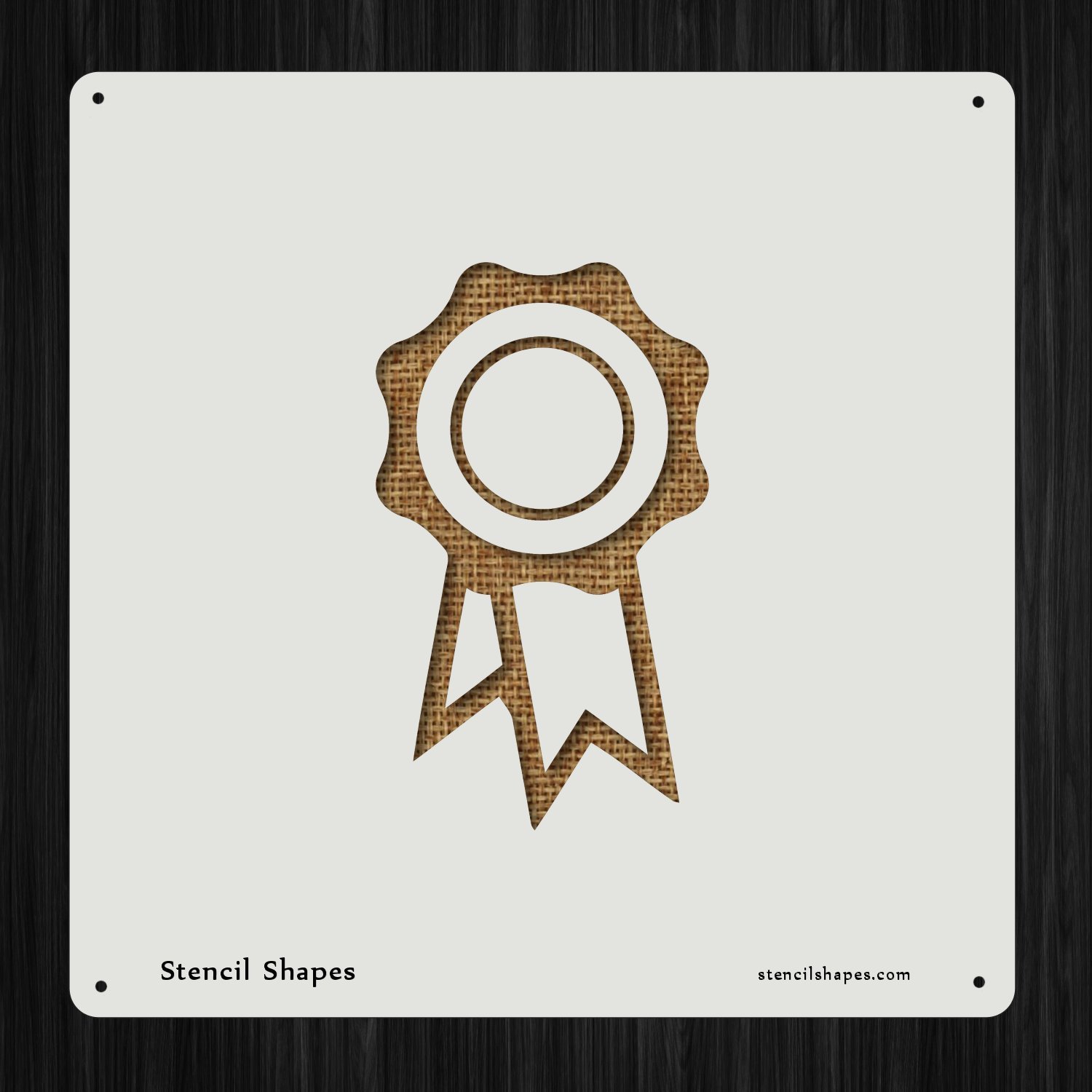 Award Ribbon Reusable Mylar Stencil Art Supplies Stencils Kids' Art