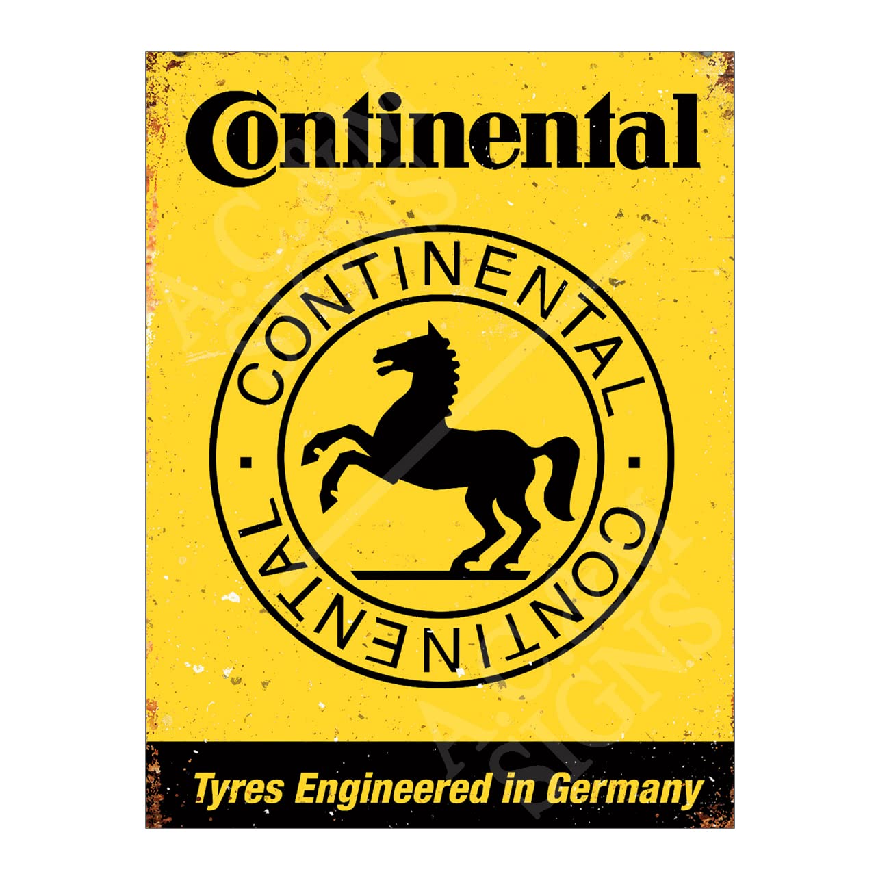 Vintage Tin Signs Plaque Auto Motorcycle Gasoline Metal Sign Poster Garage Shop Man Cave Bar Home Wall Decoration (Continental Tyres 8x6)