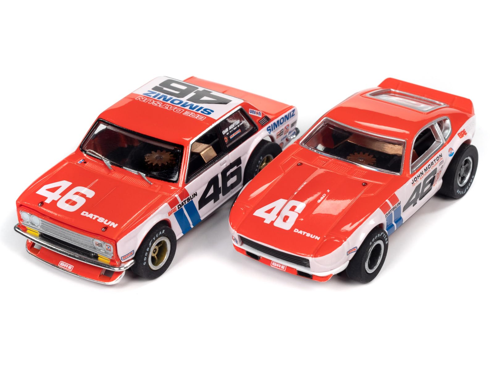 Auto World BRE Datsun 1972 BRE Datsun 510 1971 BRE Datsun 240Z 16' Slot Car Set