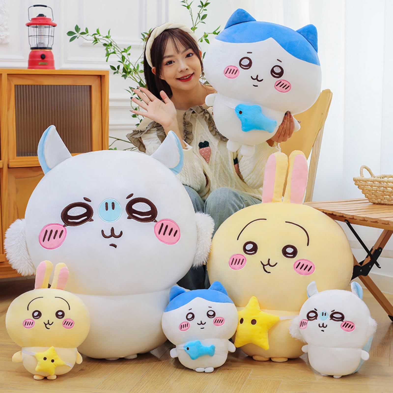 80 cm Himmelblauer Riesen-Kuschelhase – Mega XXL Plüschfigur ohne Label | Superweiches Kuscheltier für Babys, Kinder & als Riesenkissen