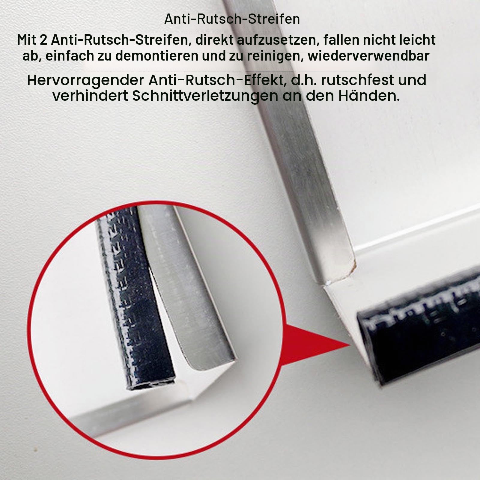 Gasherd Top Abdeckung - Edelstahl, Anti -Rutsch Design, 9 Cm / 3,5 Zoll Höhe für Elektrische, Induktions und Gasherde Verbesserung der Küchentheke (9cm/3,5 Zoll)