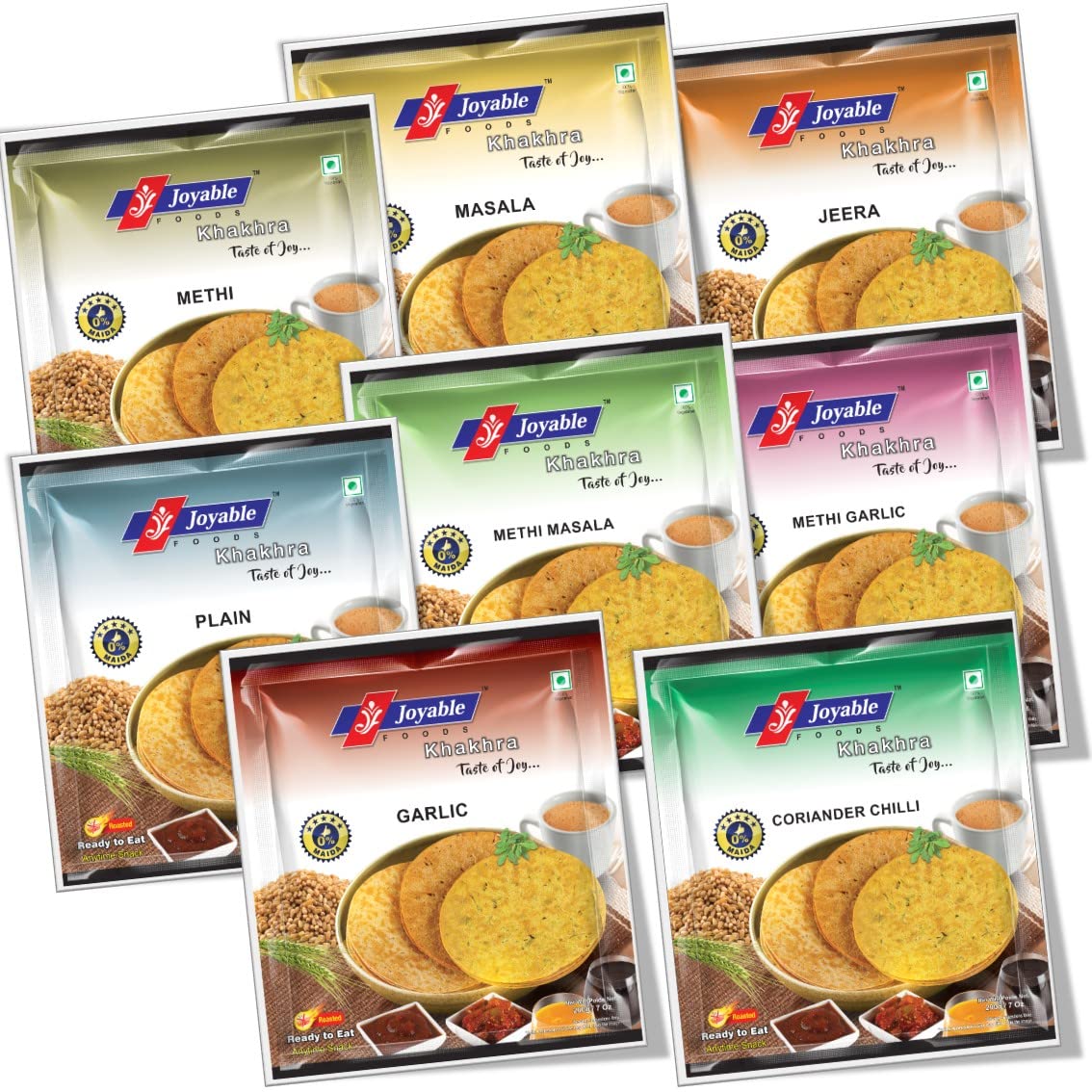 See full amazon price history chart for Joyable Khakhra 8 Flavors Combo (Methi, Masala, Jeera, Plain, Methi Masala, Garlic Methi, Coriander Chilly, Garlic) | Healthy Traditional Gujarati Snacks | Ready To Eat - 1440 Gms (8 Packets Of 180 Gms Each) Joyable Khakhra 8 Flavors Combo (Methi, Masala, Jeera, Plain, Methi Masala, Garlic Methi, Coriander Chilly, Garlic) | Healthy Traditional Gujarati Snacks | Ready To Eat - 1440 Gms (8 Packets Of 180 Gms Each) (B0B8DZYVFQ) Amazon Price History, Amazon Price Tracker