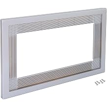 Emuca 8934751 Microwave Framework for Fixing Into Cabinet, Satin Nickel, 60 cm