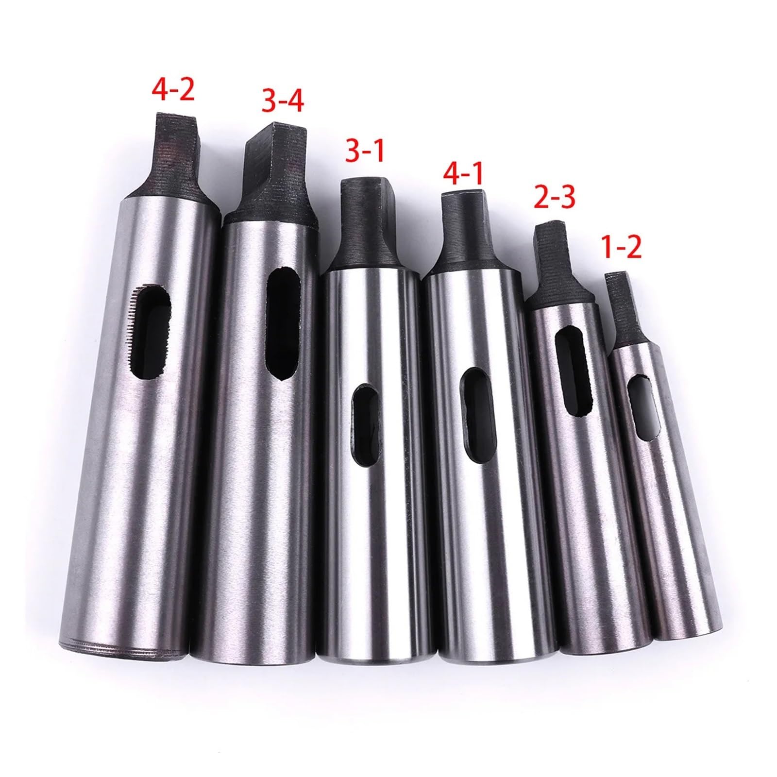 1 szt./3 szt. Adapter stożkowy MT1 MT2 MT3 MT4 redukcyjna tuleja wiertarska do akcesoriów tokarskich i frezarskich(1-2 2-3 3-4)