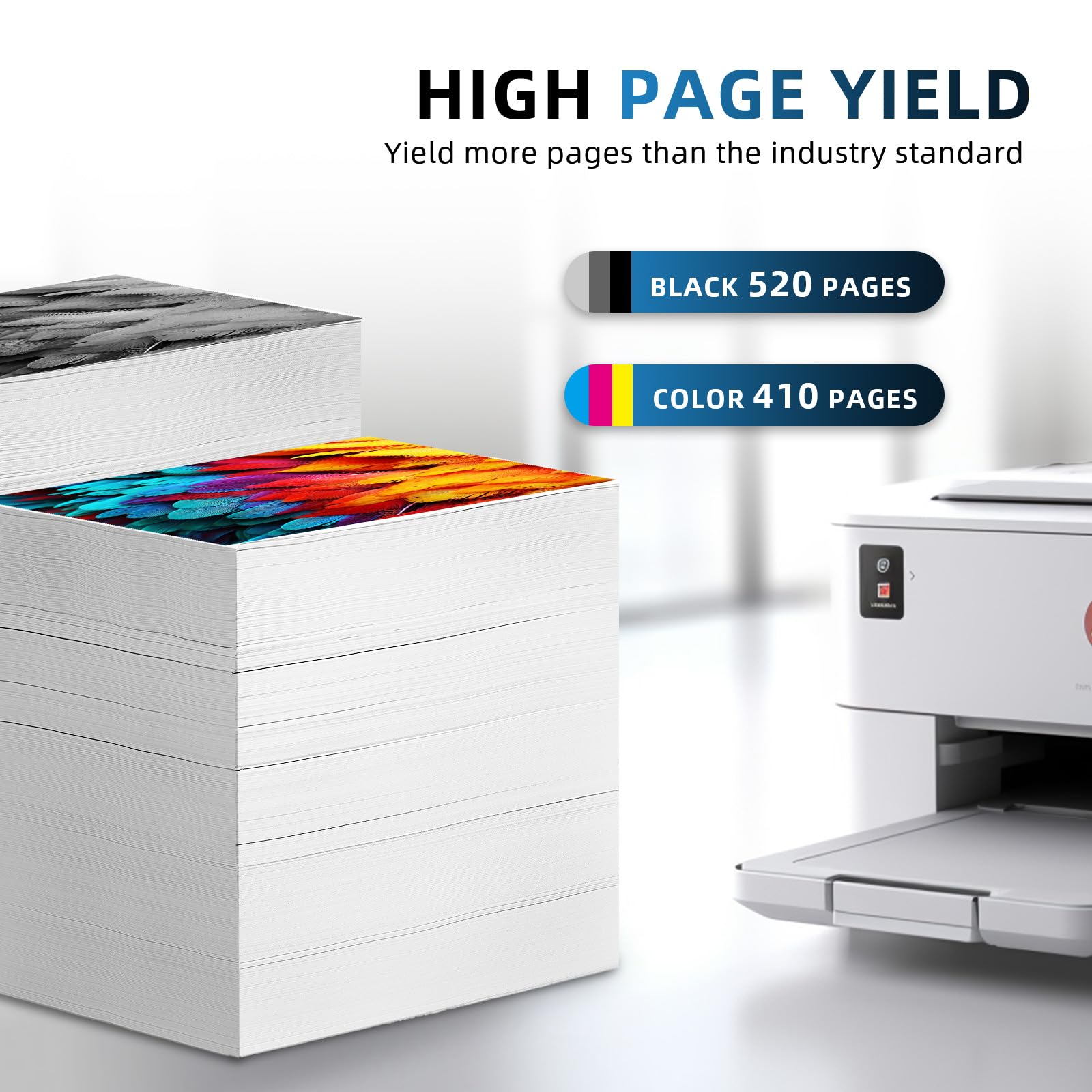 Cartucce 545 546 XL, Cartuccia PG-545XL CL-546XL Compatibile con Cartucce Canon 545 546, PG-545 Nero CL-546 Colore per Canon Pixma TR4550 MG2550s MG2550 MG3050 IP2850 MX490 MX495 TS3350 TS3150