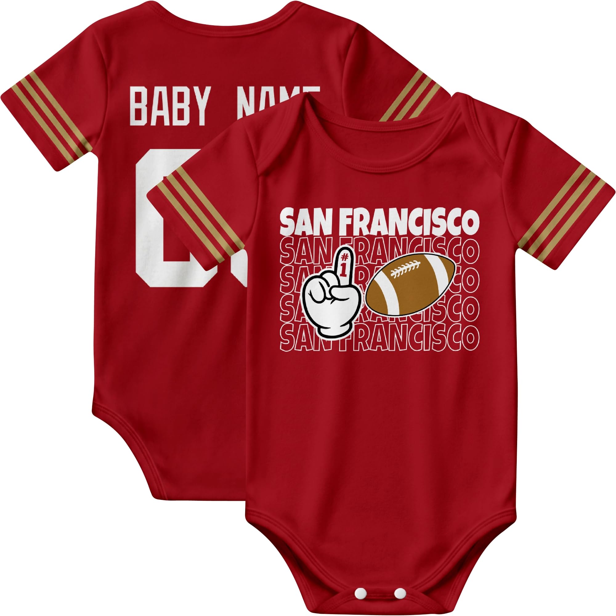 KREDE Baby Clothes Custom Name Bodysuit for Baby Boy Gifts