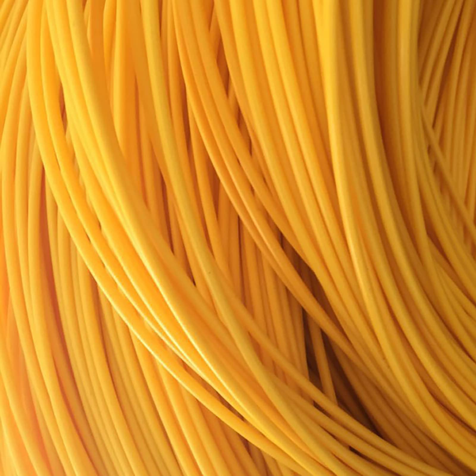 OUdini Plastic Rattan Wicker Plastic Woven Rattan Repair Material,500G Plastic Round Rattan Repair Rattan Chair Weaving Outdoorniture Material/Yellow/3.5Mm