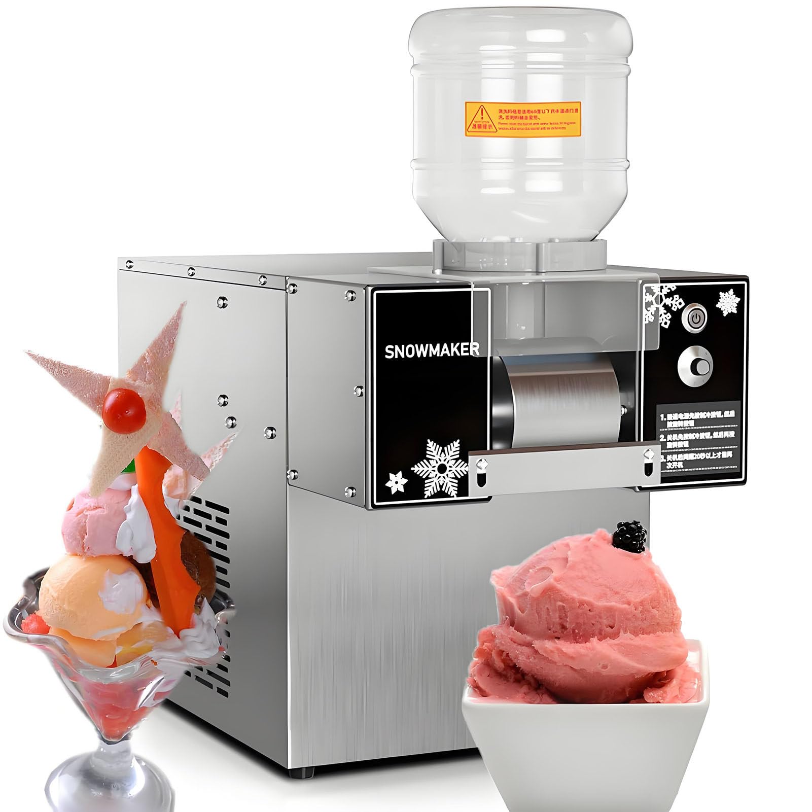 Machine bingsu coréenne pour produire une glace fine sans morceaux solides