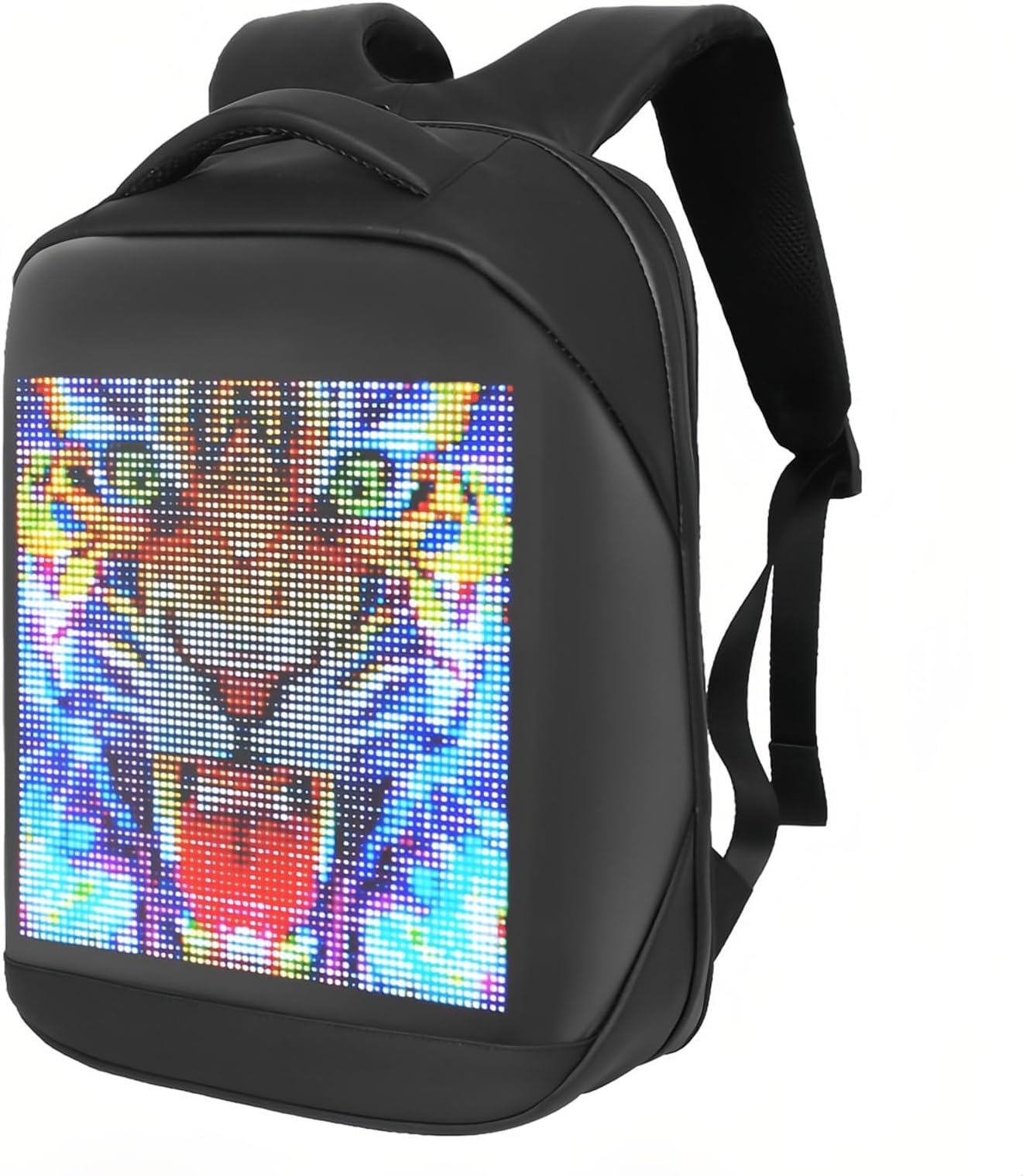 Taysem LED Backpack Motorcycle Backpack - Cool Laptop Backpacks for Men Smart LED Backpack with Programmable Pix Screen