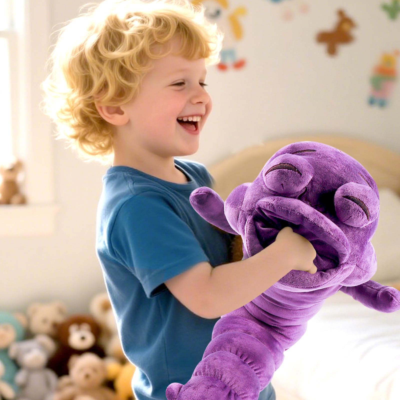 Peluche Toji Worm, grande peluche Toji Fushiguro Worm, morbido peluche ispirato agli animati, cuscino in peluche Fushiguro Worm, decorazione ideale per gli appassionati di animati