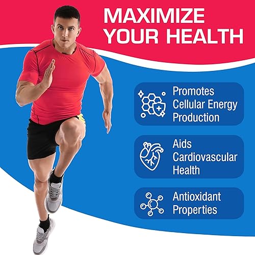 Miniatura 4 de Anabolic Laboratories Cápsulas blandas CoQ10 de 200 mg - 30 suplementos de coenzima Q10 - CoQ10 para fertilidad, corazón, piel, pulmón y salud