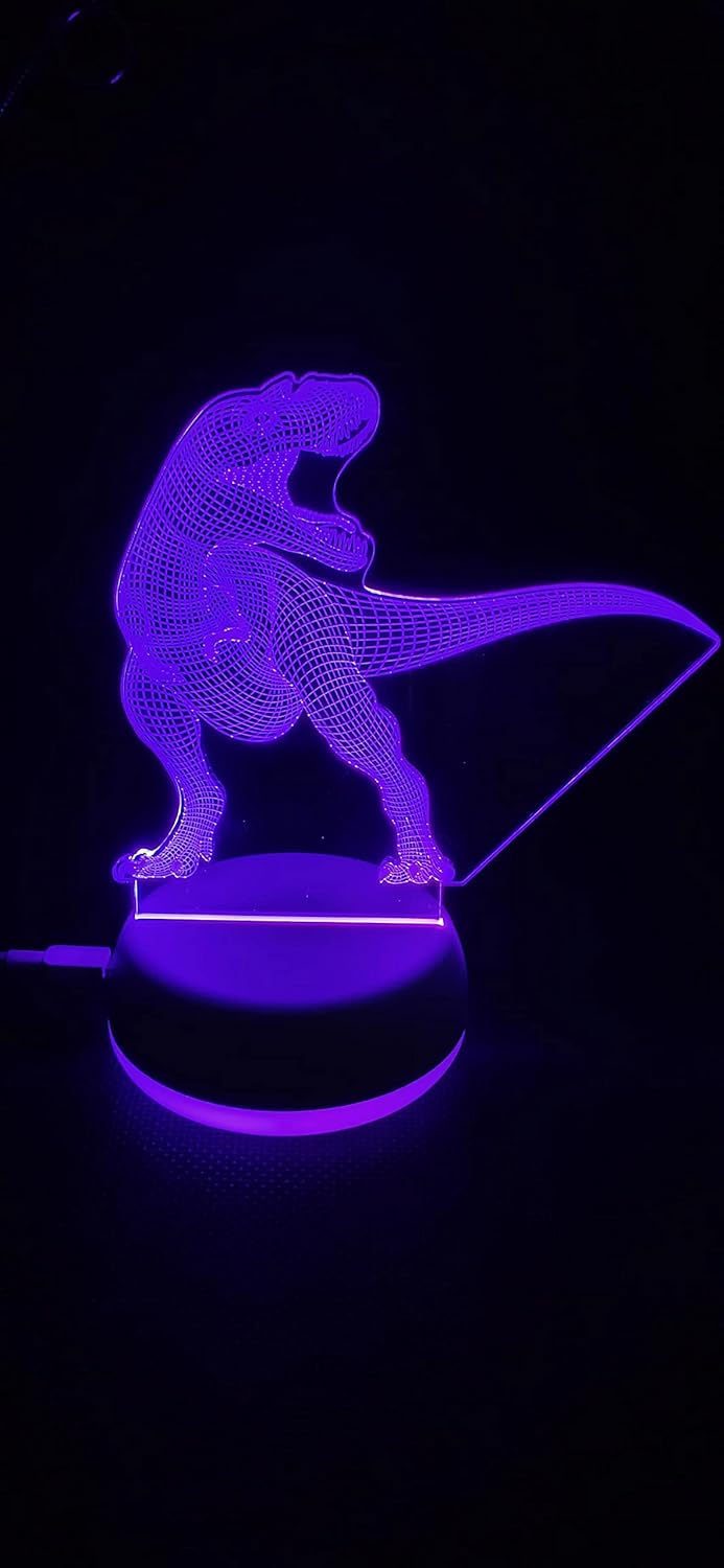 HPBN8 Ltd Creativo 3D Gran Gesto Luz Nocturna Ilusión Optica Lámpara 7