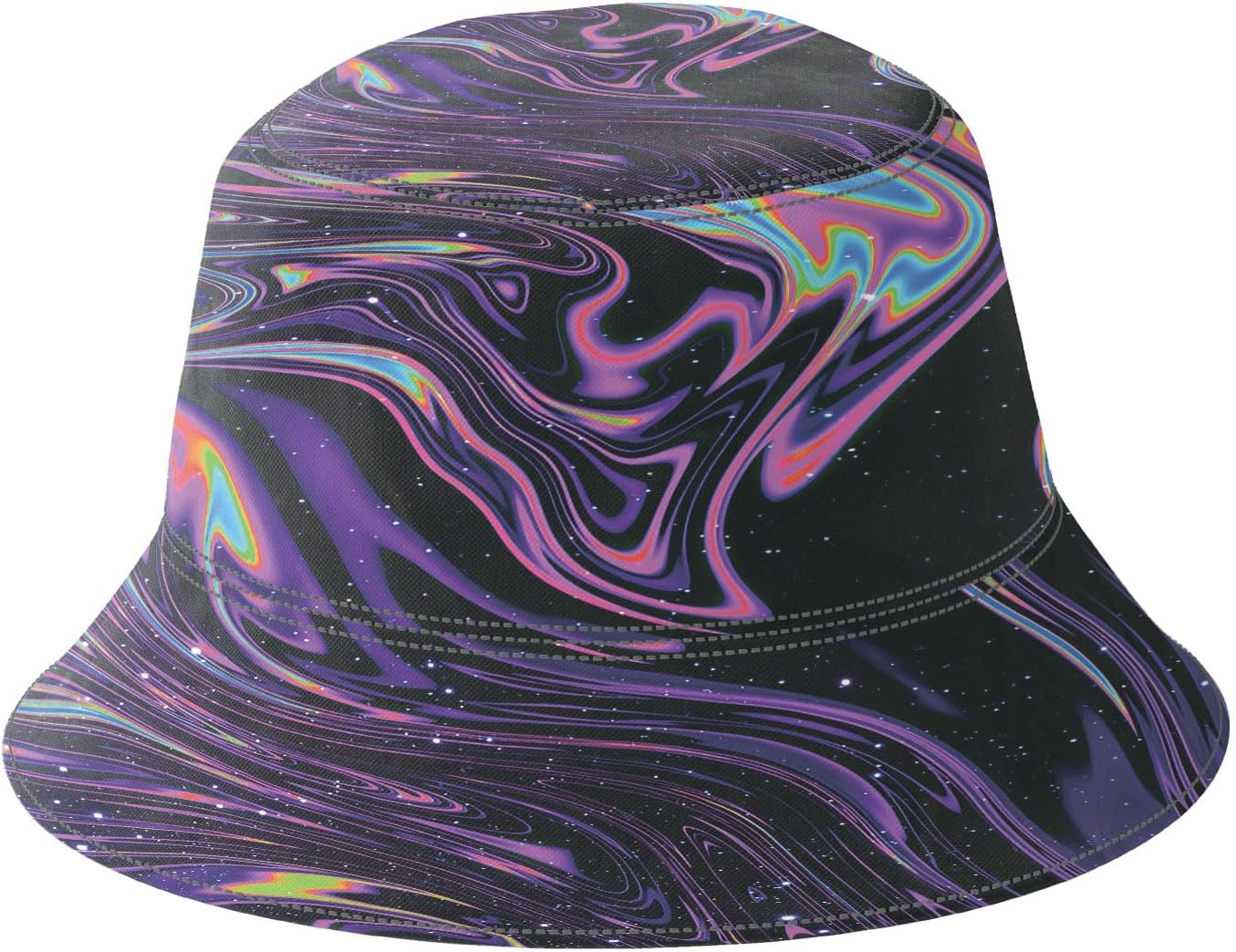 Men's 2 Piece Tracksuit 80s 90s Outfit Button Down 80s Shirts and Shorts Sets with Bucket Hats - Image 6