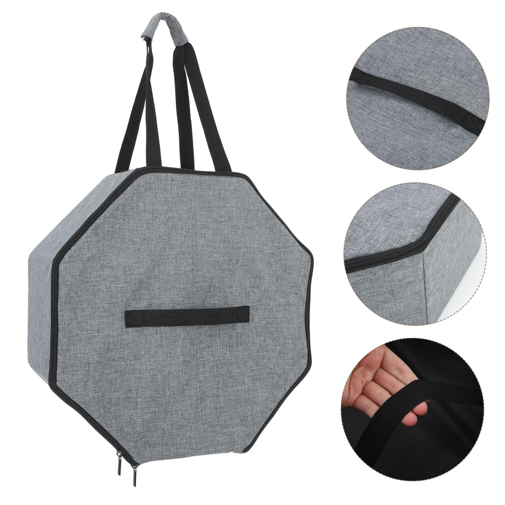 ULTECHNOVO Hut-aufbewahrungsbox Rund Faltbar Transparent Organizer für Kleiderschrank Reisebox für Damen Cowboyhut-container Stapelbar Platzsparend