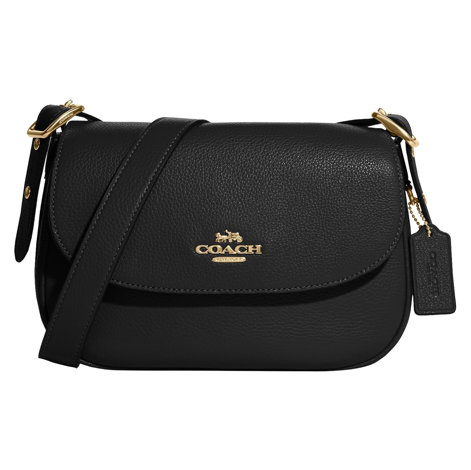 COACH Macie Saddle Bag Black