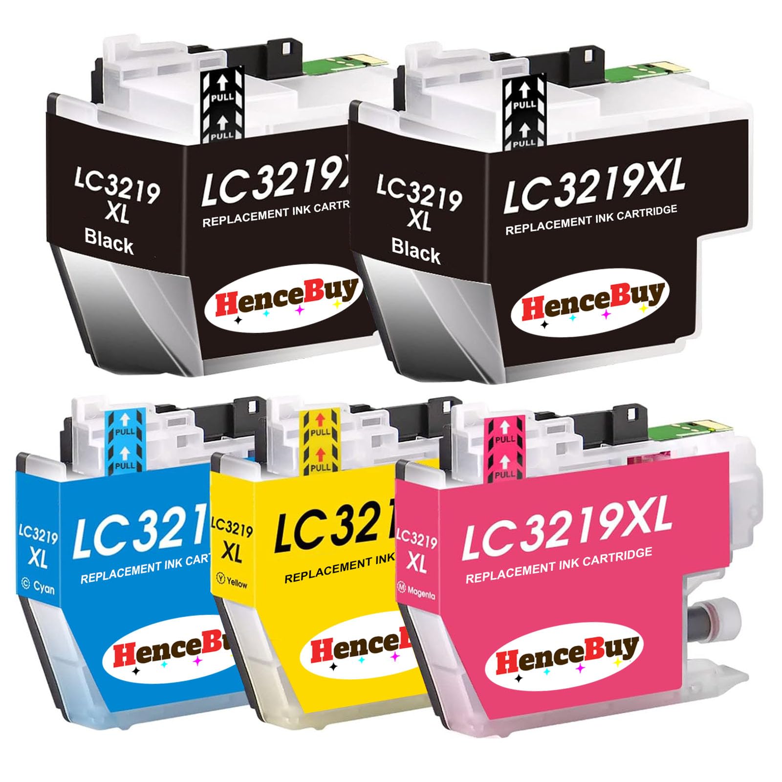 HenceBuy LC3219XL Patronen Kompatibel für Brother LC3219 XL LC-3219XL LC3217 Druckerpatronen für Brother MFC-J5330DW MFC-J5730DW MFC-J5335DW MFC-J6930DW MFC-J6530DW MFC-J5930DW MFC-J6935DW (5er-Pack)