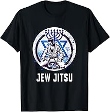 Jew Jitsu Costume Funny Jewish Martial Arts Hanukkah Gift T-Shirt