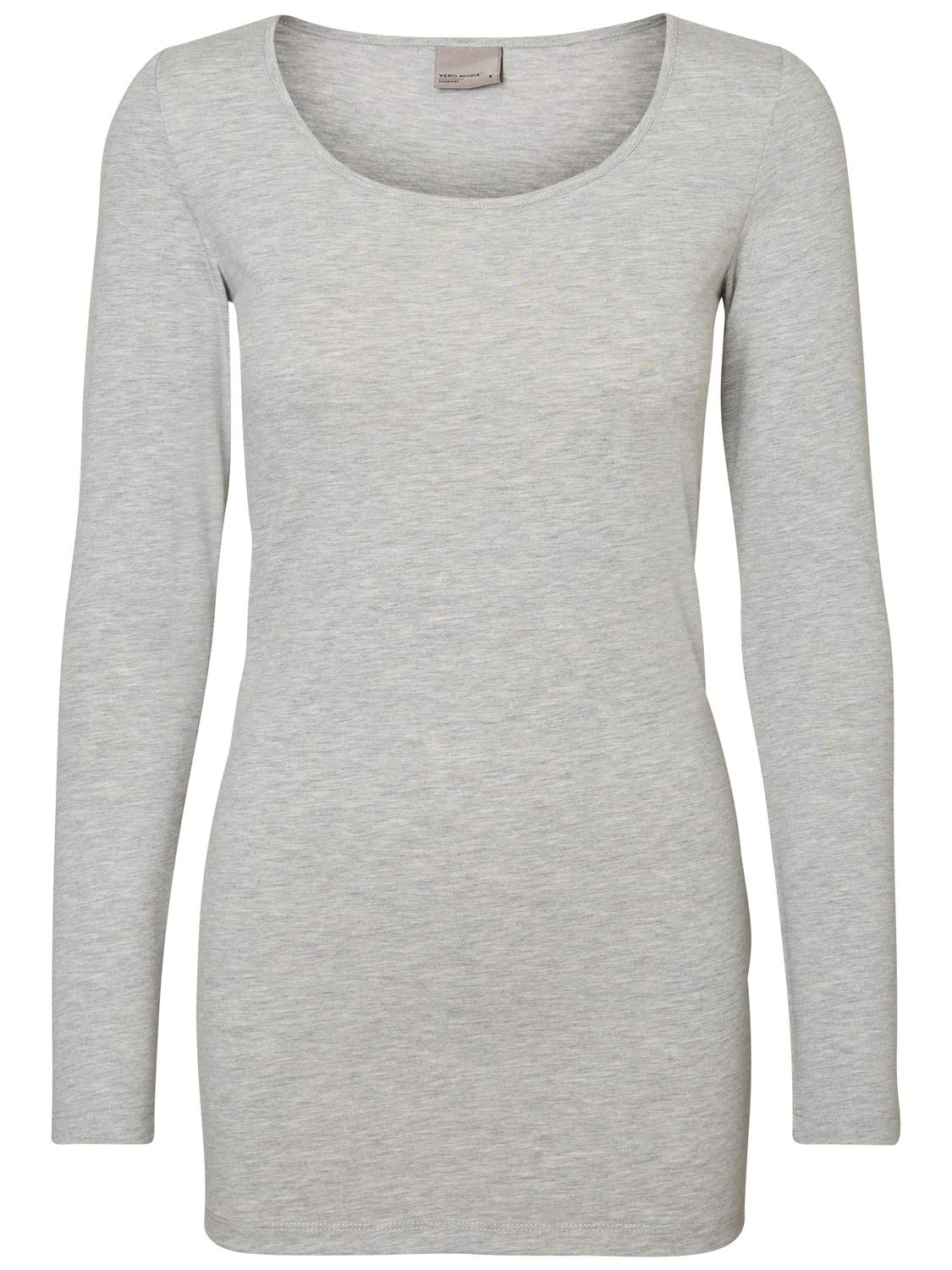 VERO MODAWomen's Vmmaxi My Ls Soft Long U-neck Noos Long Sleeve Top (pack of 1)