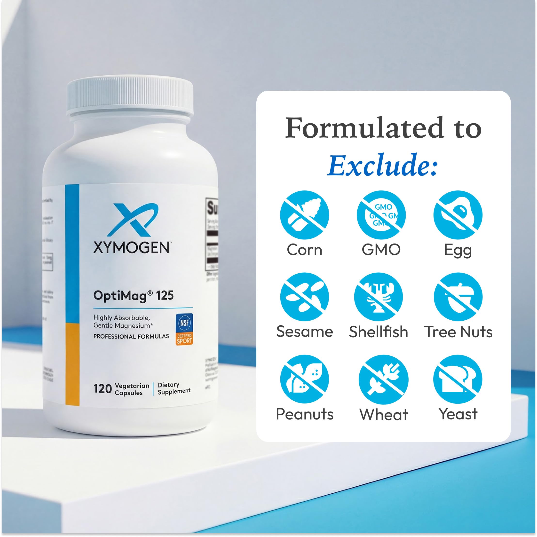 XYMOGEN OptiMag 125, 120 Capsules — Amazon image 6