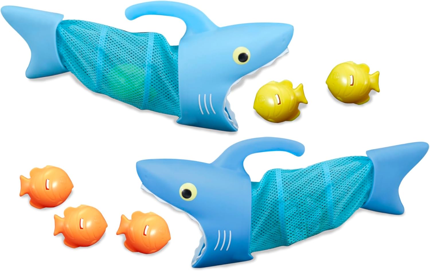 Melissa & Doug Sunny Patch Spark Shark Fish Hunt Pool Game with 2 Nets and 6 Fish to Catch 14.7 x 13.0 x 4.2 - Image 1 of 9