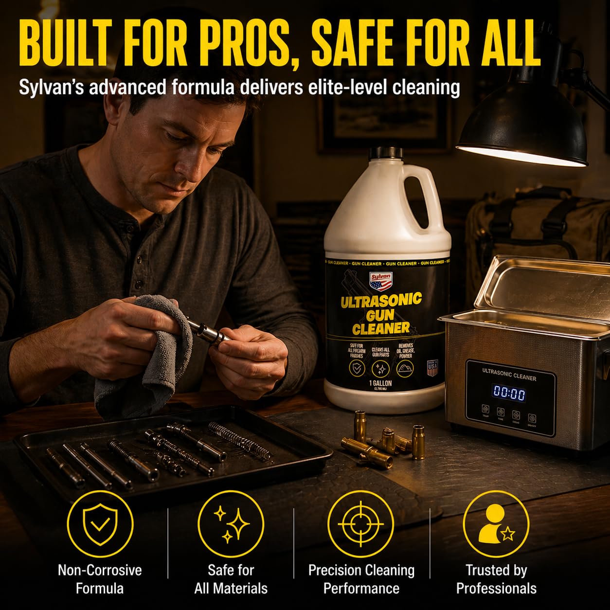 Ultrasonic Gun Cleaner Solution - 1 Gallon -4 Ultrasonic Gun Cleaner Solution - 1 Gallon -4