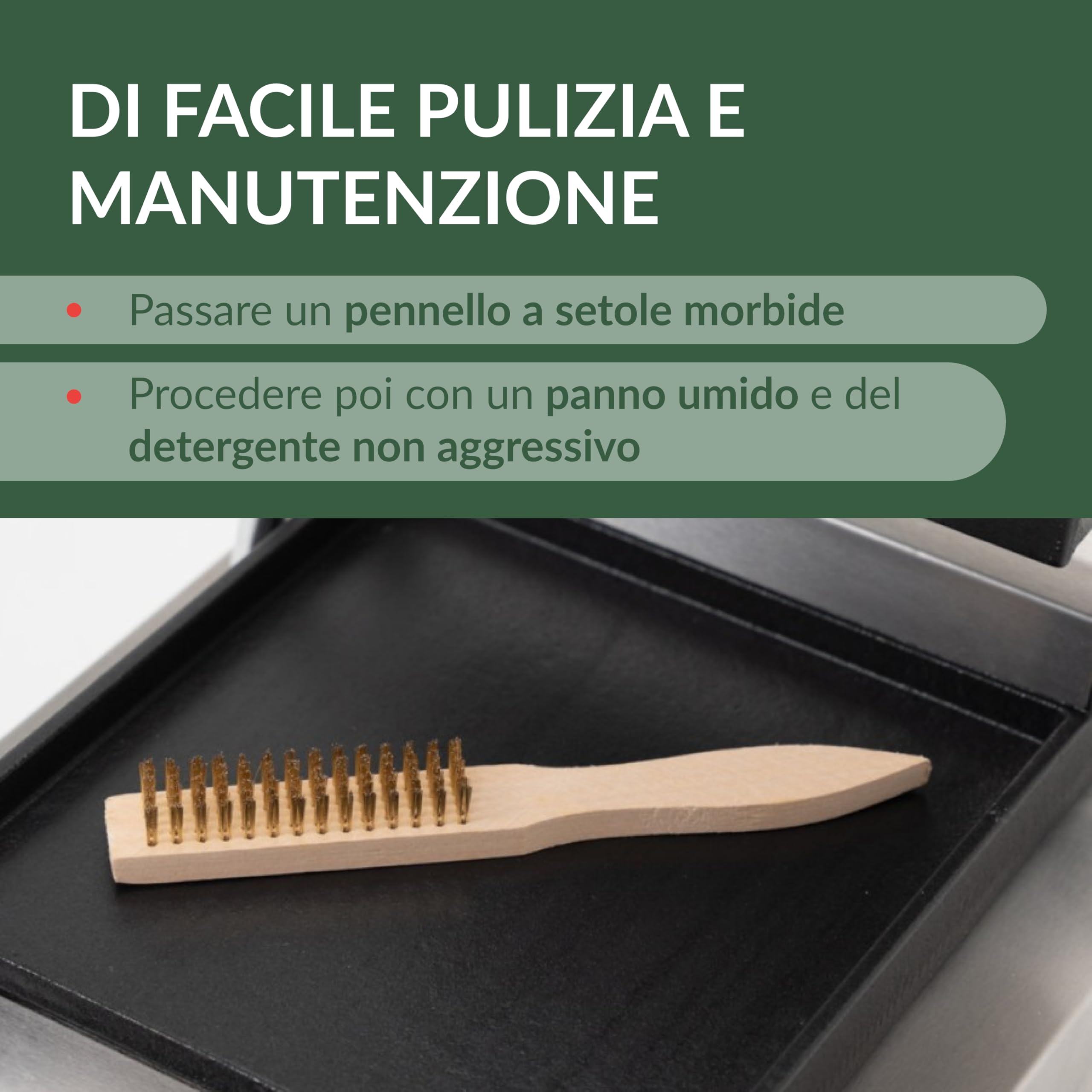 Ristoattrezzature - Piastra Panini Elettrica Singola - Rigata/Liscia - Griglia Professionale per Ristoranti e Bar - 42,5x37x21 cm - 2.2 kw