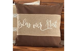Decorative Pillow Wrap, Bless Our Nest Lumbar Pillow Cover