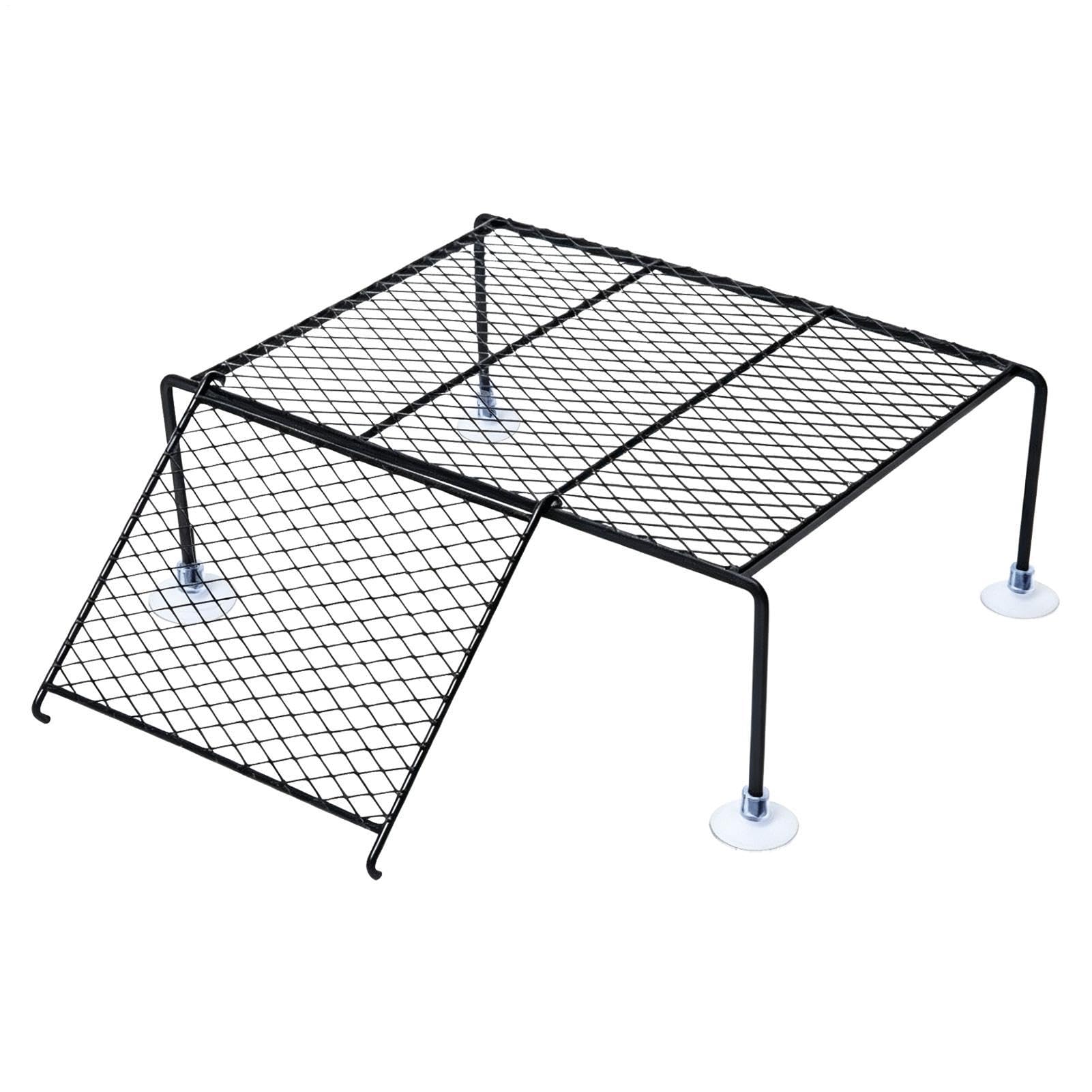 Plataforma De Descanso Para Tortugas Terrestres Y Acuáticas, Base Flotante Con Rampa De Escalada, Soporte Antideslizante Resistente, Terrario Acuario Reptiles Tortugas De Agua Y Terrestres Hogar Masco