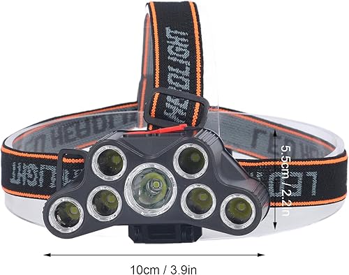 Miniatura 2 de Faro LED 7 perlas lámpara LED faro alto brillo 4 modo USB carga banda luz para camping mantenimiento