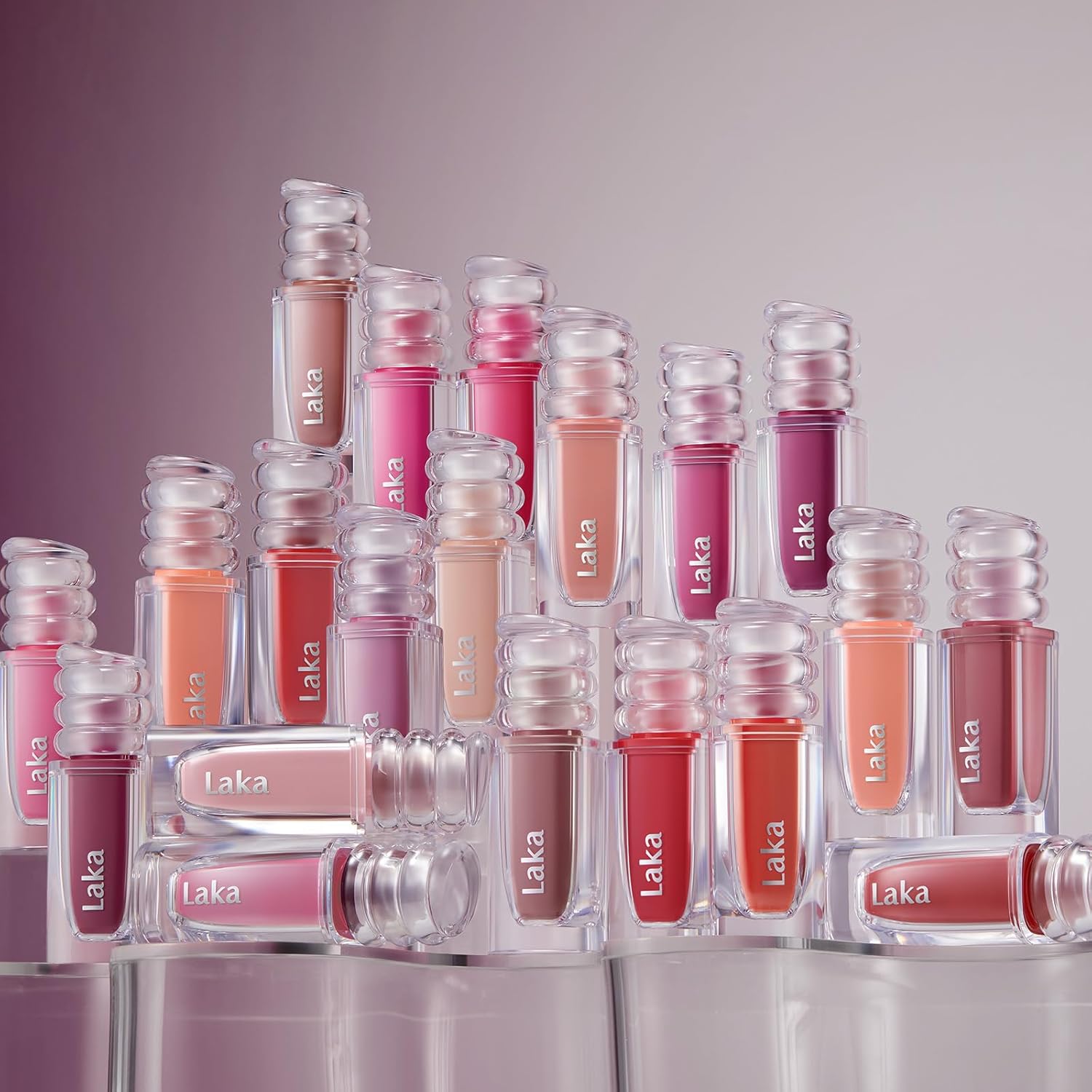 Laka Maxi Glayer Tint 3.8g/0.13oz, Glass Layer of Gloss, Ultra Glow & Vivid Layerable Pigments, High Shine Lip Oil, K-Beauty (#604 Misty) - Image 6