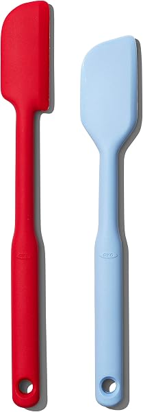 OXO Good Grips 2 Piece Silicone Spatula Set, One size and Two Size Variations