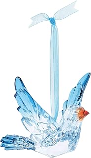 Department 56 Christmas Basics Bluebird Hanging Ornament, 3 Inch, Blue