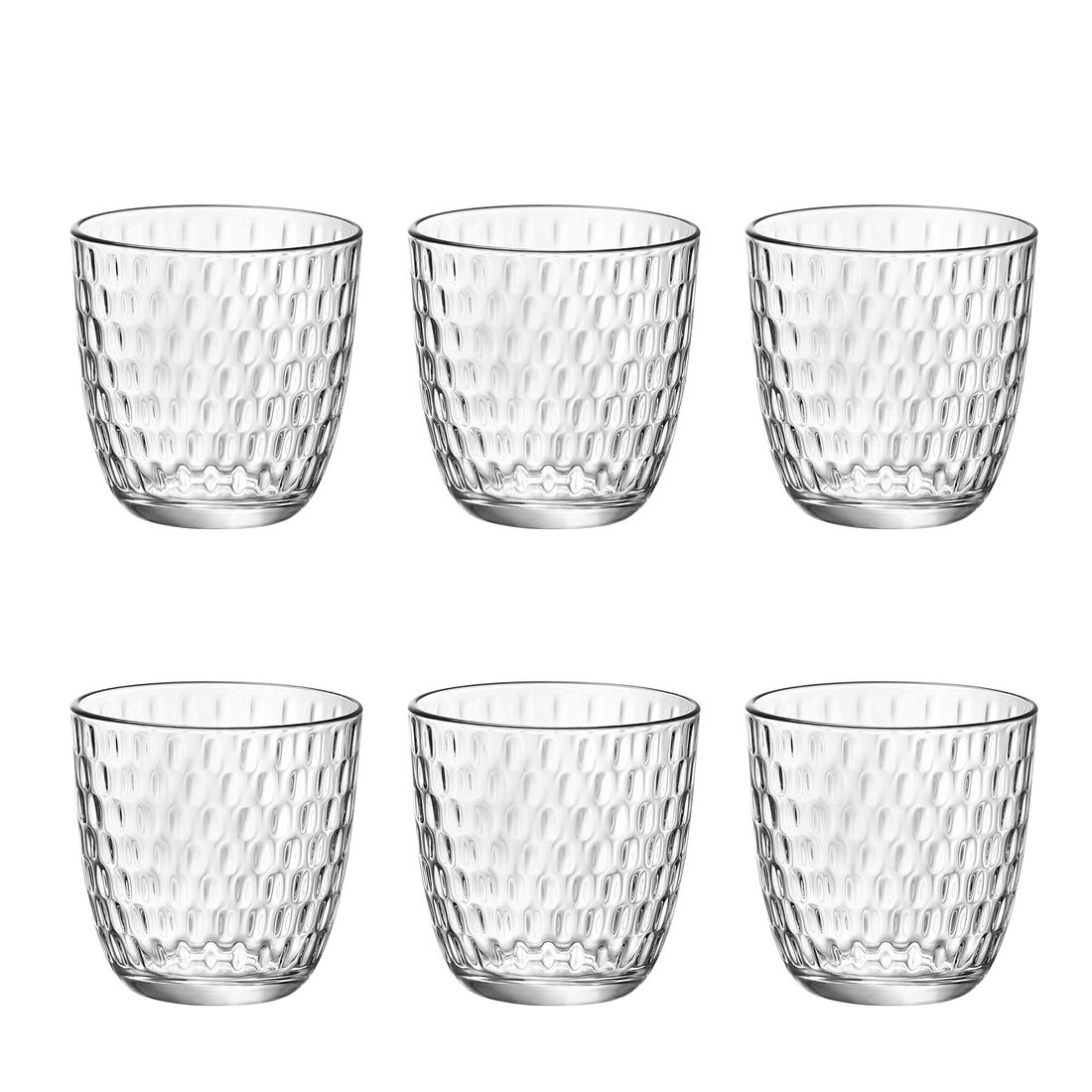 Bormioli Rocco Slot Set Bicchieri, 29 cl, 6 unità (Confezione da 2)