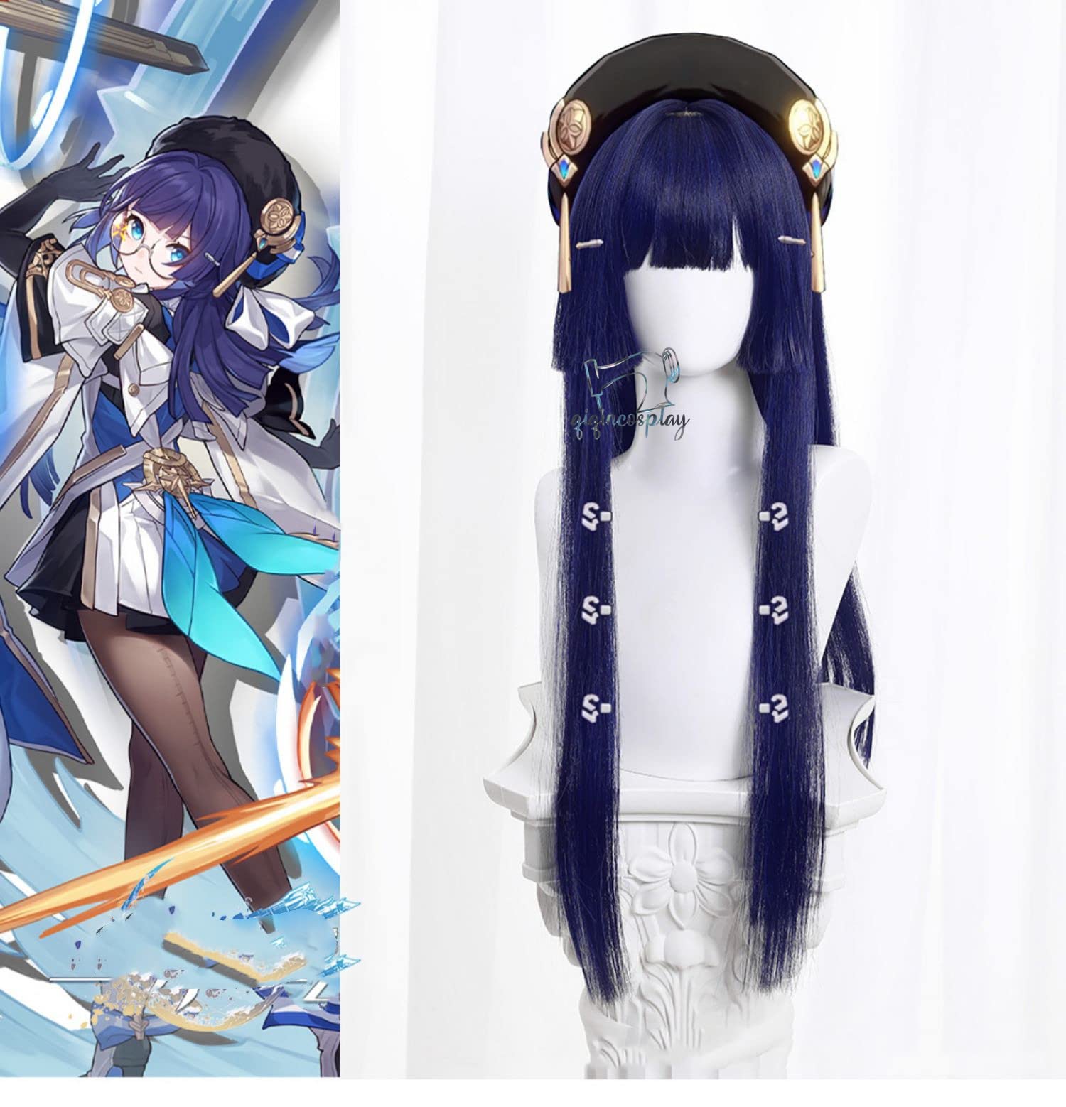 Amazon.co.jp: 実物撮影☆崩壊：スターレイル ペラ コスプレウィッグ 