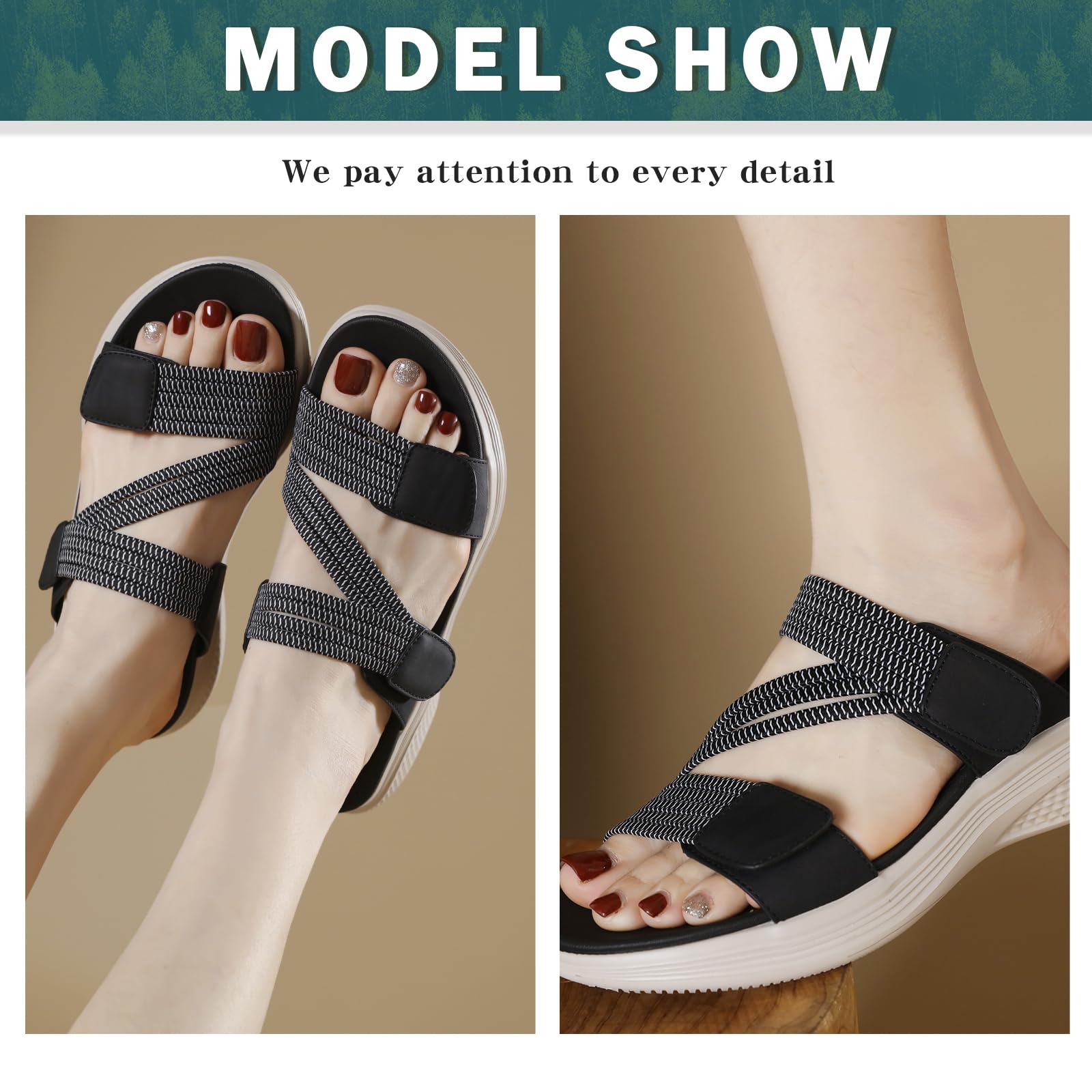Sandali Sportivi Donna Estivi Supporto Ortopedico Antiscivolo Camminata Pantofola Confortevole Aperta Scarpe
