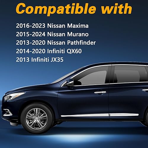 Miniatura 5 de Conjunto de soporte de enlace fusible de batería y kit de terminales compatible con Nissan Maxima Murano Pathfinder Infiniti QX60, sensor de