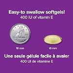Webber Naturals Vitamine E 400 UI, 120 Gélules, Source Naturelle de Vitamine E, Soutien Antioxydant