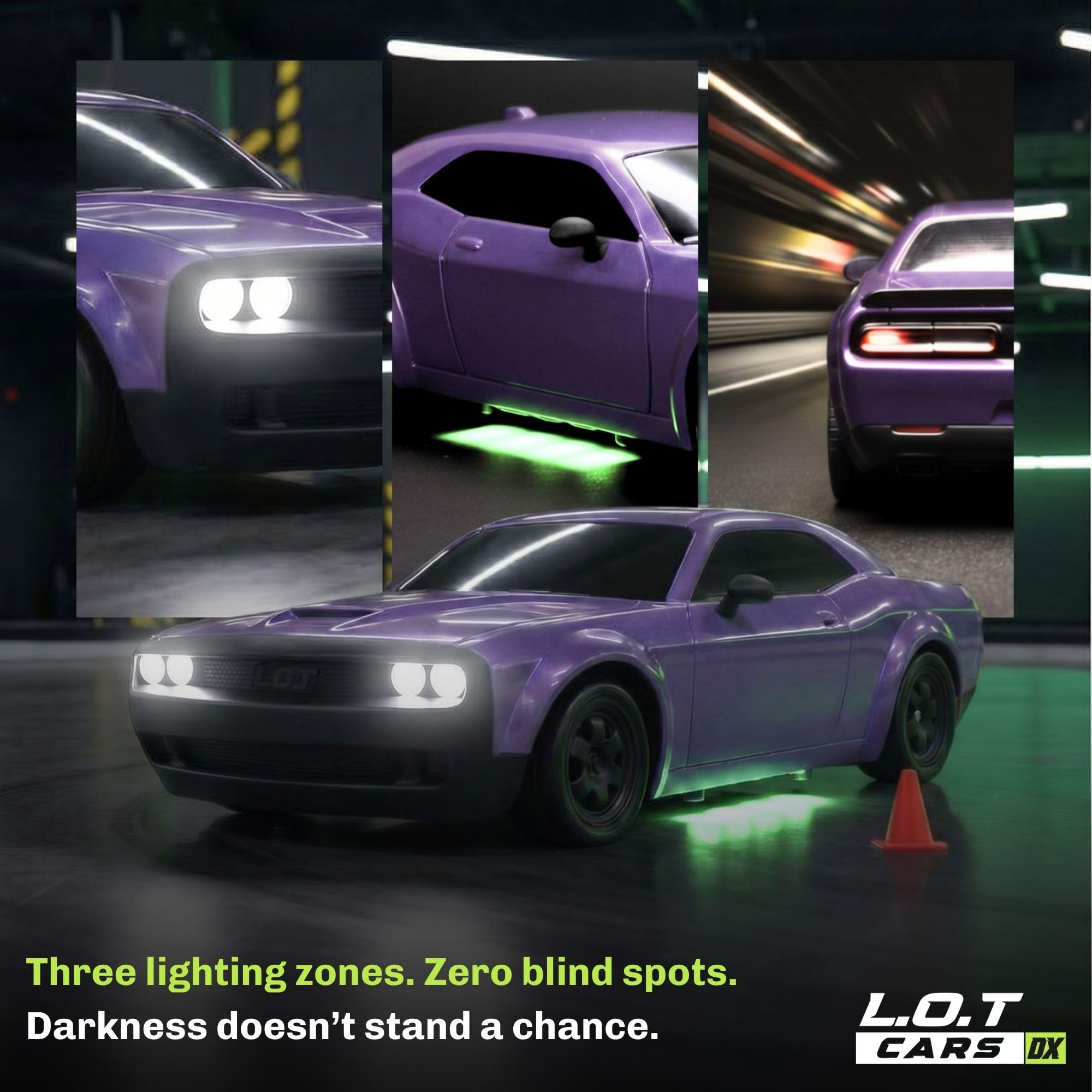 Shadow RC Drifting Car - 4x4 LED Lights -3