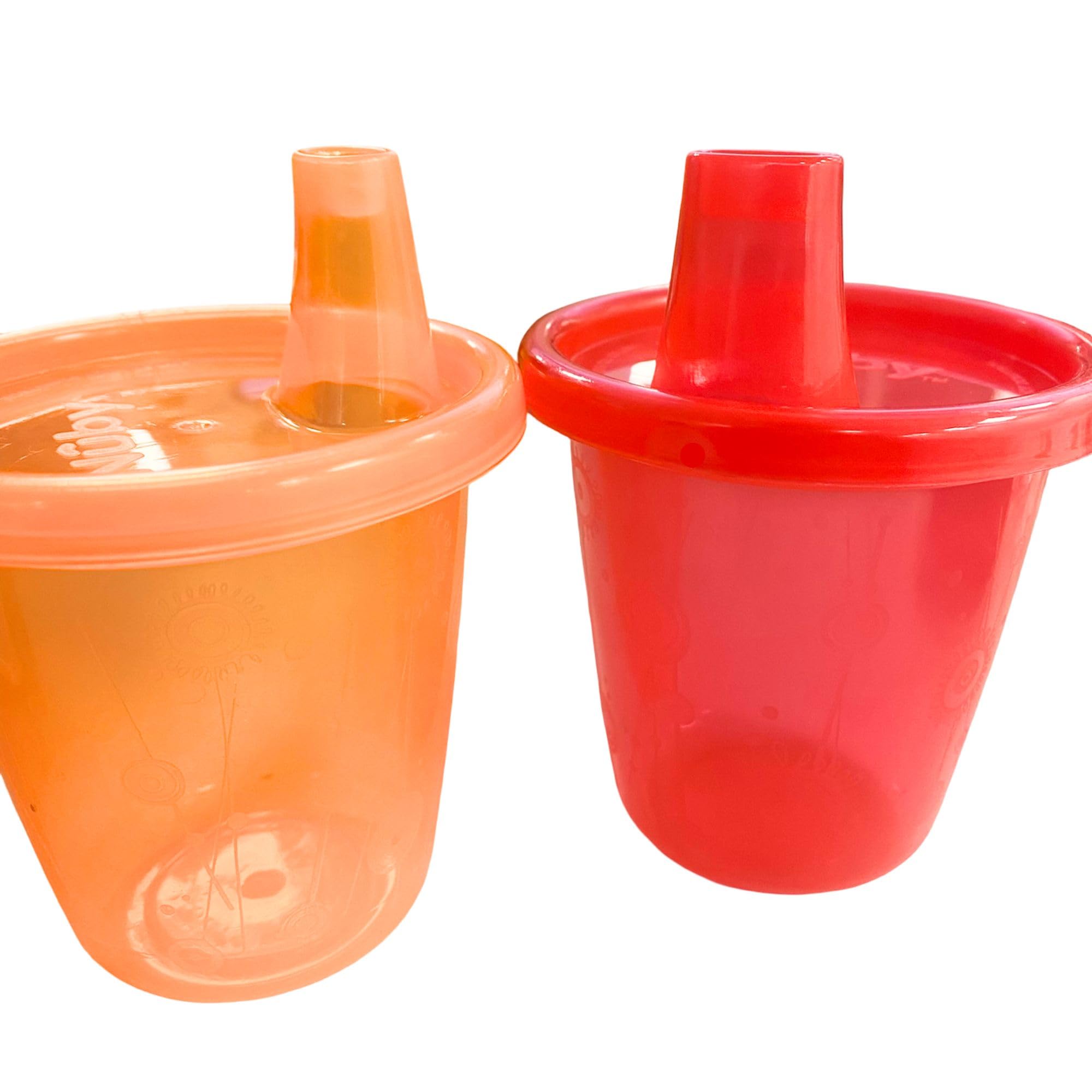 Nuby Gobelets avec Couvercle | Tasses Pratiques pour Enfants | 6 Pack | 210 ml | Multicouleurs (couleurs peuvent varier)