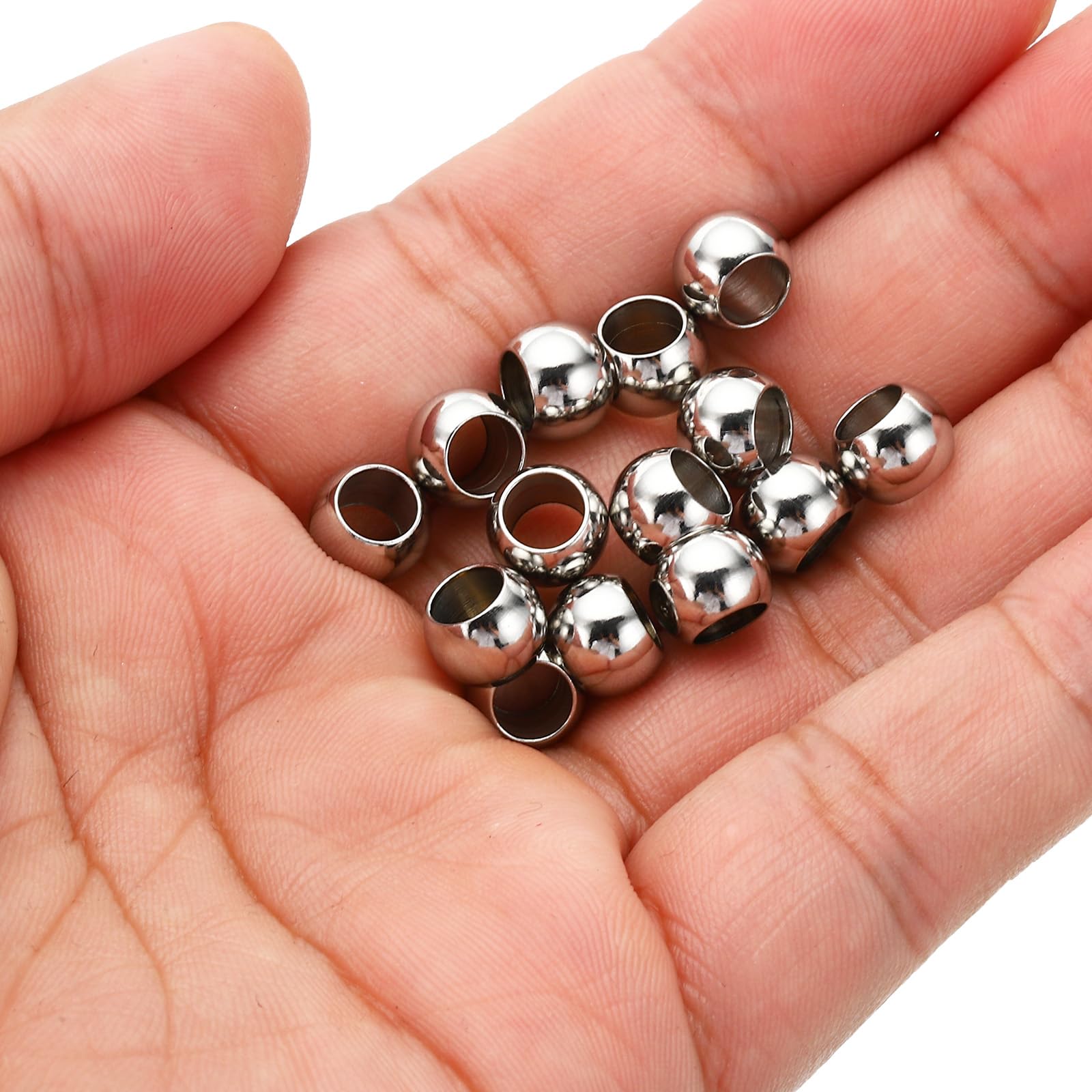 PATIKIL Smooth Round Spacer Beads - Image 3