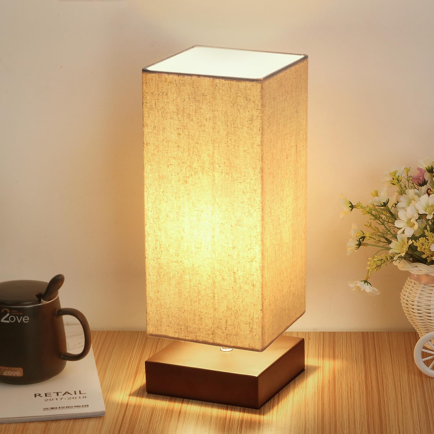 Photo 1 of Touch Control Table Lamp Bedside 3 Way Dimmable Nightstand Lamp