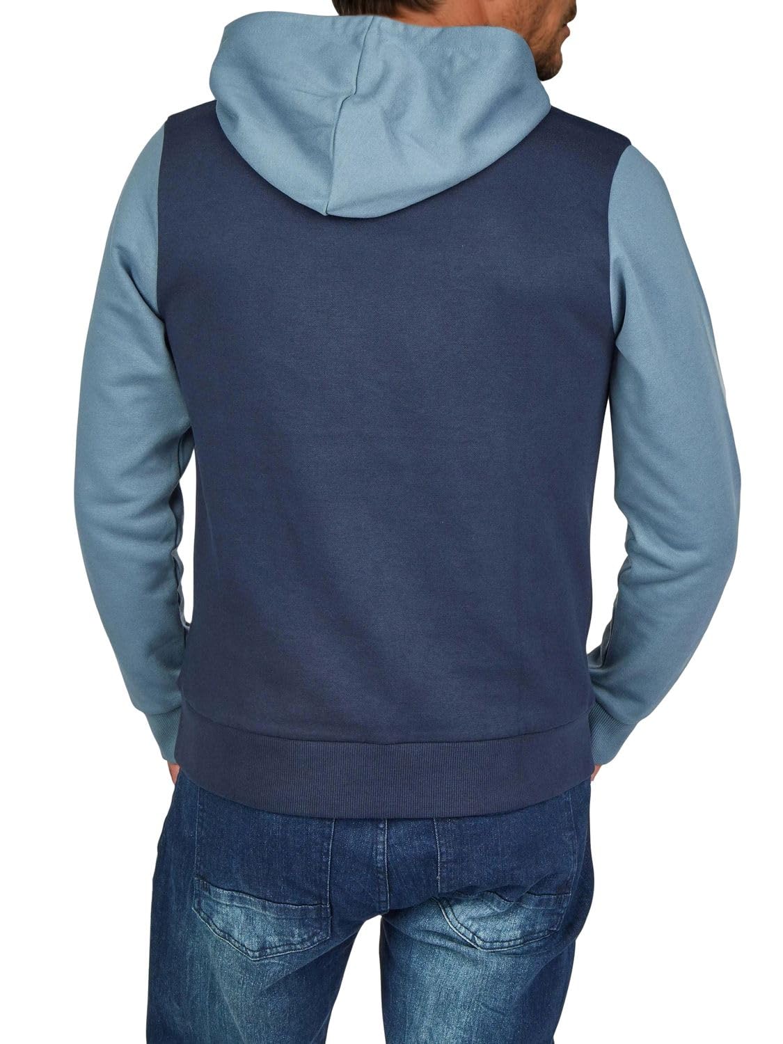 JACK & JONES JWHLOGO Blocking Sweat à capuche pour homme avec imprimé Coupe droite Grande taille Vert Bleu Beige Marine S M L XL XXL 3XL 4XL 5XL 6XL 7XL 8XL