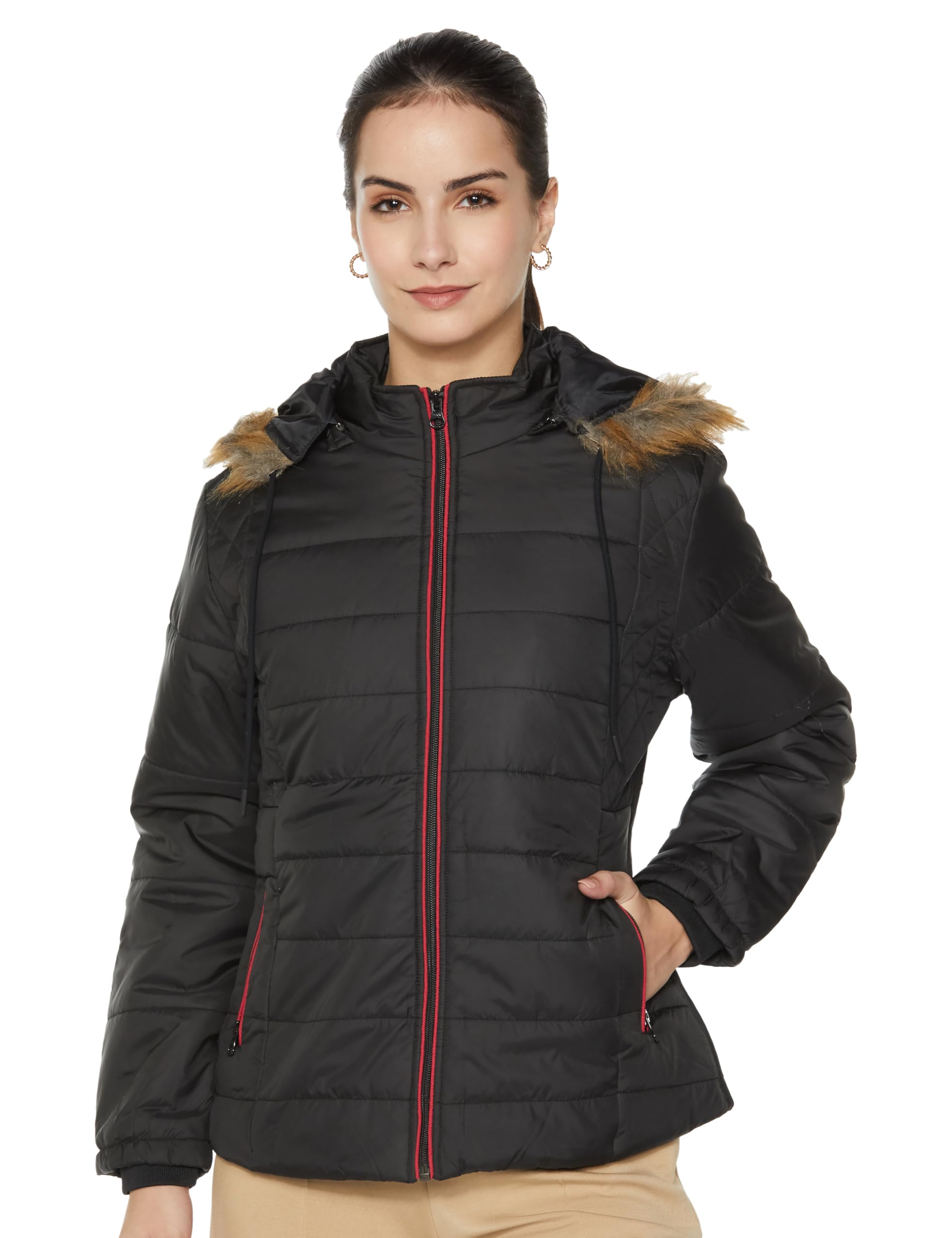 qube by fort collins Women's Jacket, BE57402, Black, M-picture-30