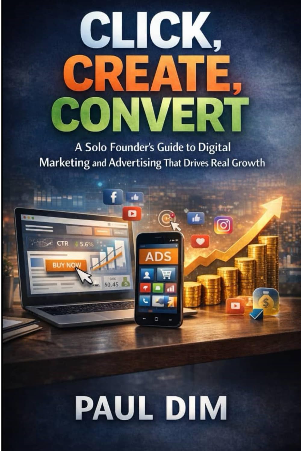 Click, Create, Convert: A Solo Founder’s Guide to Digital Marketing and Advertising That Drives Real Growth
